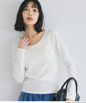 U領棉質長袖上衣