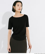 基礎款插肩袖五分袖上衣