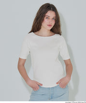 基礎款插肩袖五分袖上衣