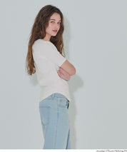 基礎款插肩袖五分袖上衣