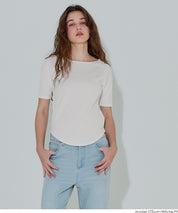 基礎款插肩袖五分袖上衣