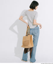 基礎款插肩袖五分袖上衣