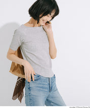 基礎款插肩袖五分袖上衣