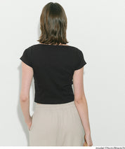 基礎款船領短袖上衣