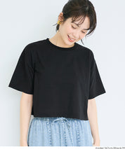 【早秋新品】 短版寬鬆圓領T恤