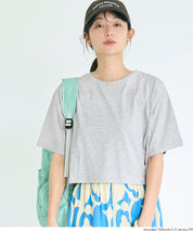 【早秋新品】 短版寬鬆圓領T恤