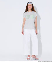 French sleeve printed T-shirt for women (not available for mail order) - Coca Coca