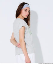 French sleeve printed T-shirt for women (not available for mail order) - Coca Coca