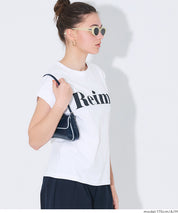 French sleeve printed T-shirt for women (not available for mail order) - Coca Coca