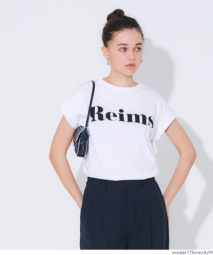 French sleeve printed T-shirt for women (not available for mail order) - Coca Coca