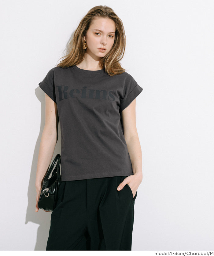 French sleeve printed T-shirt for women (not available for mail order) - Coca Coca