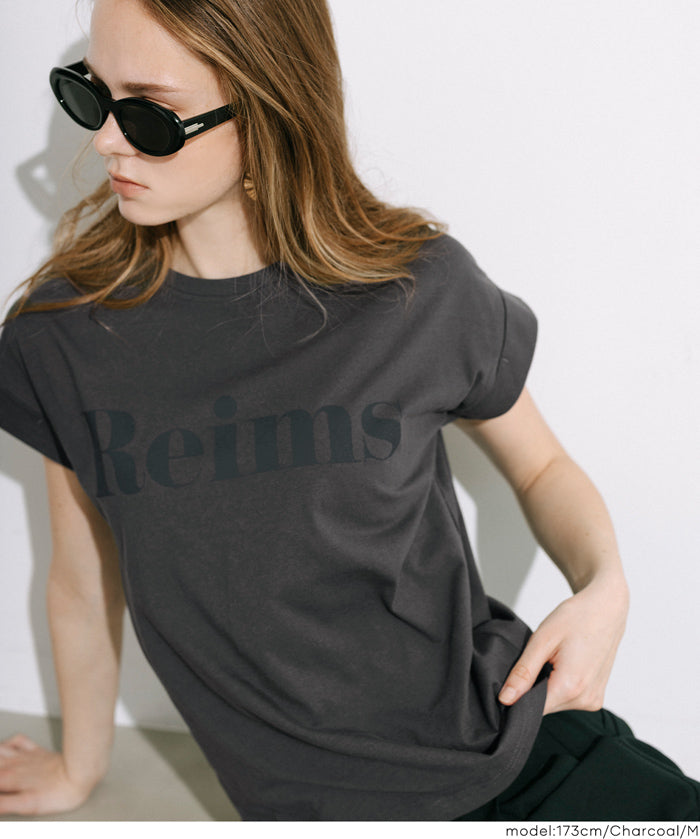 French sleeve printed T-shirt for women (not available for mail order) - Coca Coca