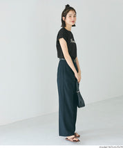 Women's French Sleeve Embroidered T-Shirt (Mail Order Available) - Coca Coca