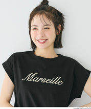 Women's French Sleeve Embroidered T-Shirt (Mail Order Available) - Coca Coca