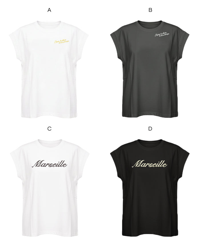 Women's French Sleeve Embroidered T-Shirt (Mail Order Available) - Coca Coca
