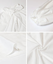 日系蝴蝶結長袖襯衫