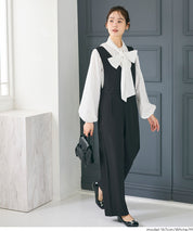 日系蝴蝶結長袖襯衫