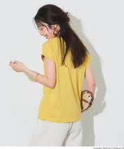 純色百搭法式袖上衣  (French sleeve T-shirt）