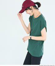 純色百搭法式袖上衣  (French sleeve T-shirt）