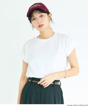 純色百搭法式袖上衣  (French sleeve T-shirt）