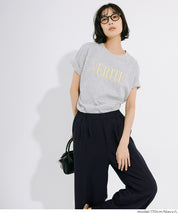 彈性高腰休閒西裝褲