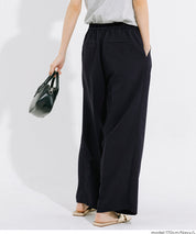 彈性高腰休閒西裝褲