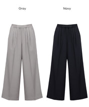 彈性高腰休閒西裝褲