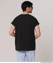男裝柔軟棉質落肩無袖上衣 (Sleeveless cotton T-shirt)
