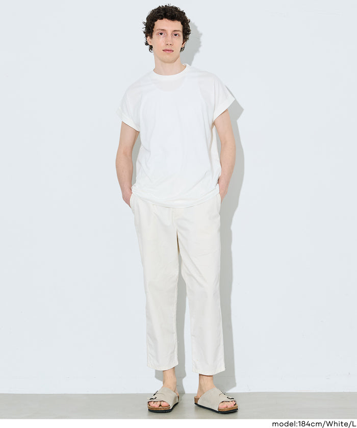男裝柔軟棉質落肩無袖上衣 (Sleeveless cotton T-shirt)