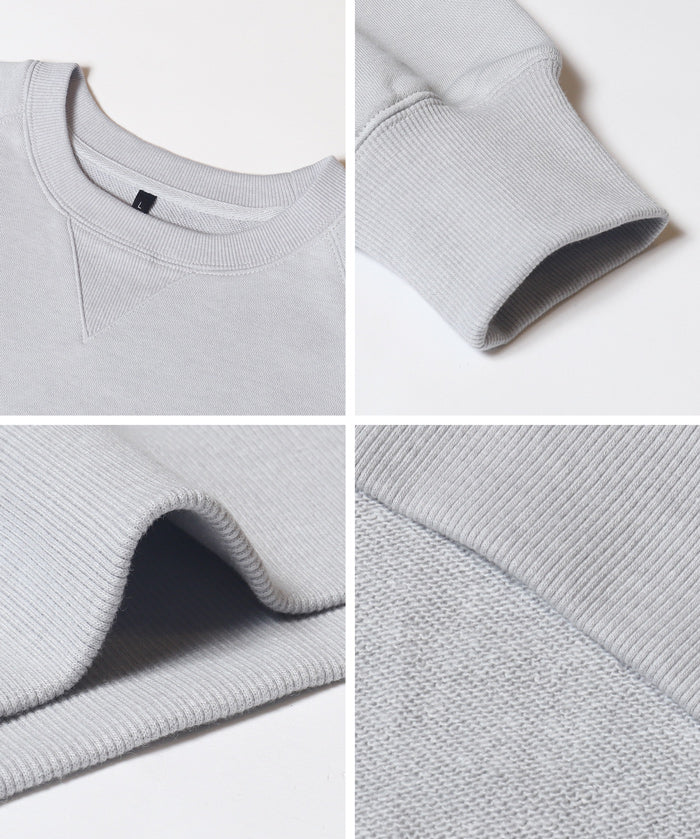 【重磅棉】男裝磨毛插肩袖長袖衛衣