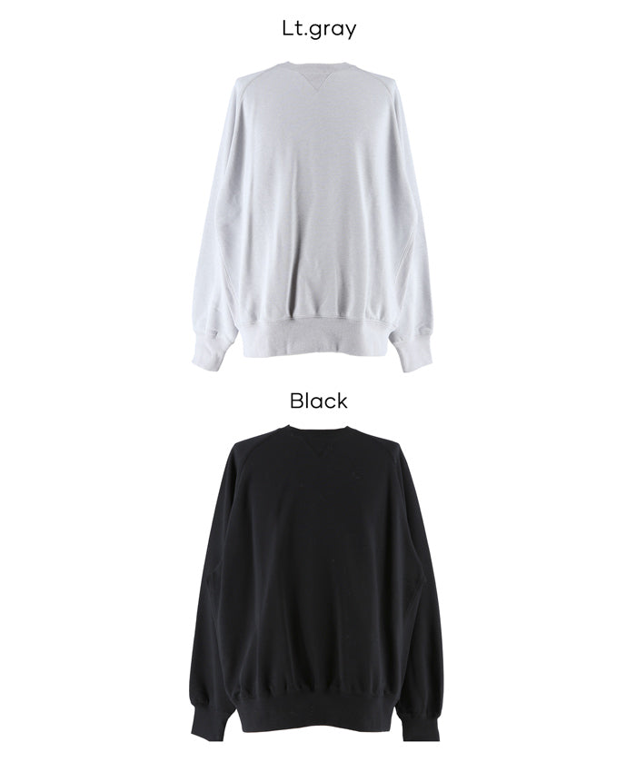 【重磅棉】男裝磨毛插肩袖長袖衛衣