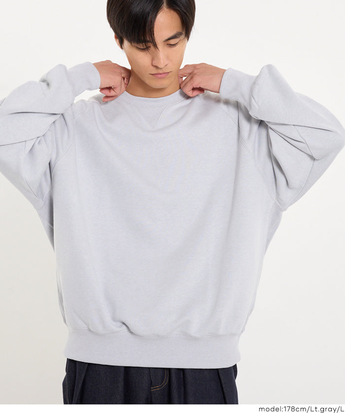 【重磅棉】男裝磨毛插肩袖長袖衛衣
