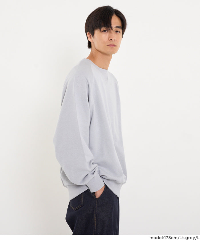 【重磅棉】男裝磨毛插肩袖長袖衛衣