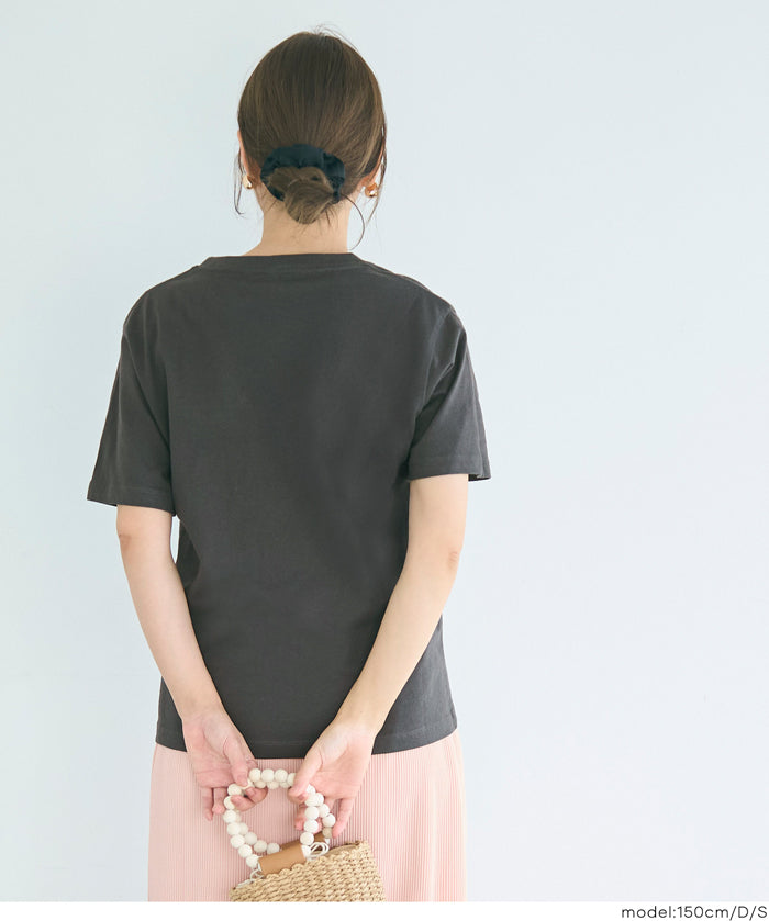 刺繡LOGOT恤合身短袖T恤 T-Shirt