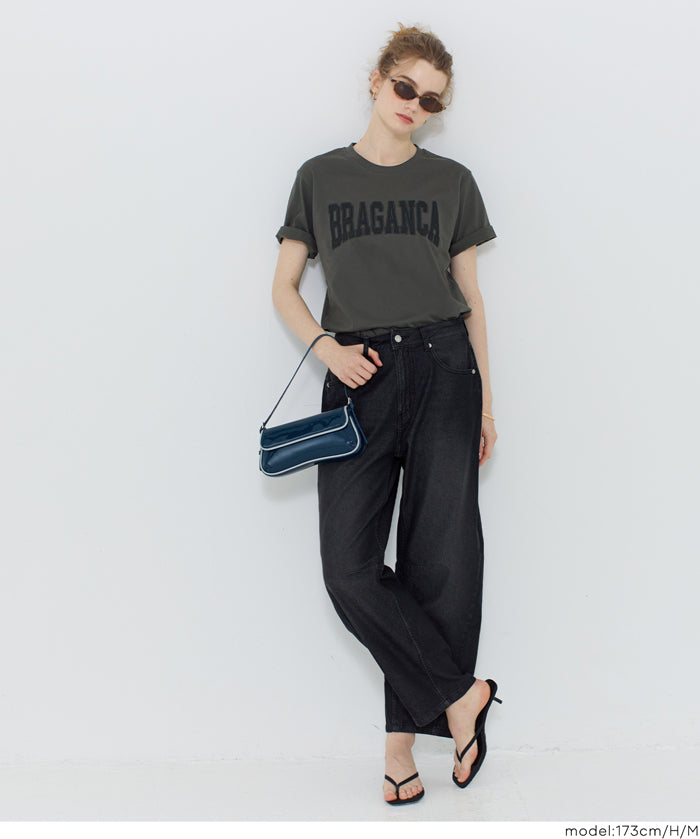 精緻刺繡logo短袖上衣 (LOGO T-shirt )
