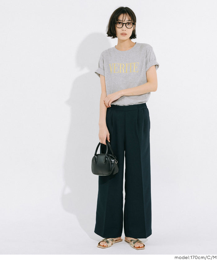 精緻刺繡logo短袖上衣 (LOGO T-shirt )