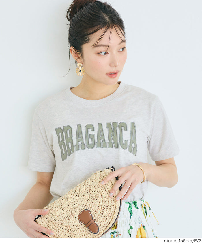 精緻刺繡logo短袖上衣 (LOGO T-shirt )