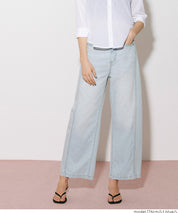 Ladies' Summer Loose Denim Curved Pants. Not available for mail order. Coca brand. [Worn by Rina Tanaka]