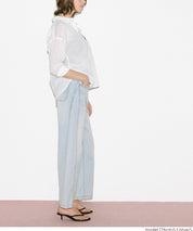 Ladies' Summer Loose Denim Curved Pants. Not available for mail order. Coca brand. [Worn by Rina Tanaka]