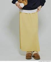 【保暖內刷毛】秋冬款百褶直筒長裙