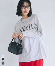 棉質LOGO寬鬆長袖上衣