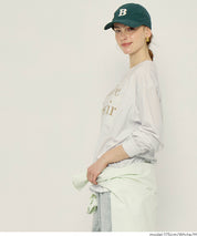 棉質LOGO寬鬆長袖上衣