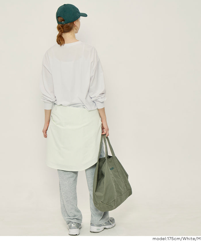 棉質LOGO寬鬆長袖上衣