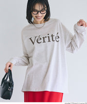 棉質LOGO寬鬆長袖上衣