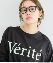 棉質LOGO寬鬆長袖上衣