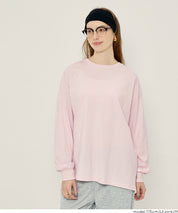 寬鬆棉質素色長袖上衣 T-shirt