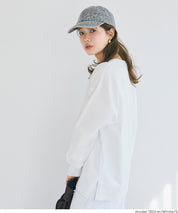 寬鬆棉質素色長袖上衣 T-shirt