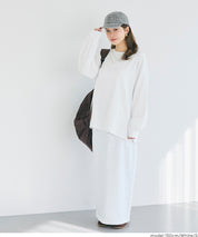 寬鬆棉質素色長袖上衣 T-shirt