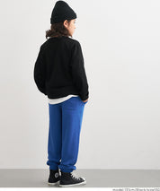 童裝假兩件LOGO長袖衛衣