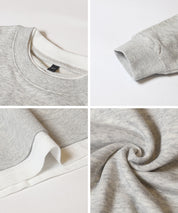 童裝假兩件LOGO長袖衛衣